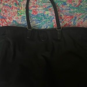 EUC black Tory Burch Nylon Diaper Bag